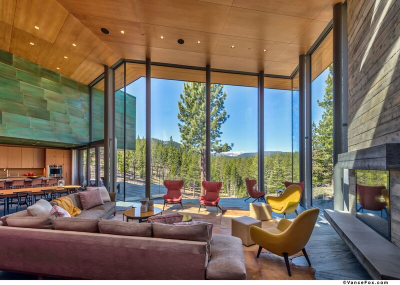 SlimLine 38 Finestre, SlimLine 38 Porte, ConceptWall 50 Facciate continue e Mosquito Sistemi complementari - Martis Camp situato in Truckee, CA, Stati Uniti d'America