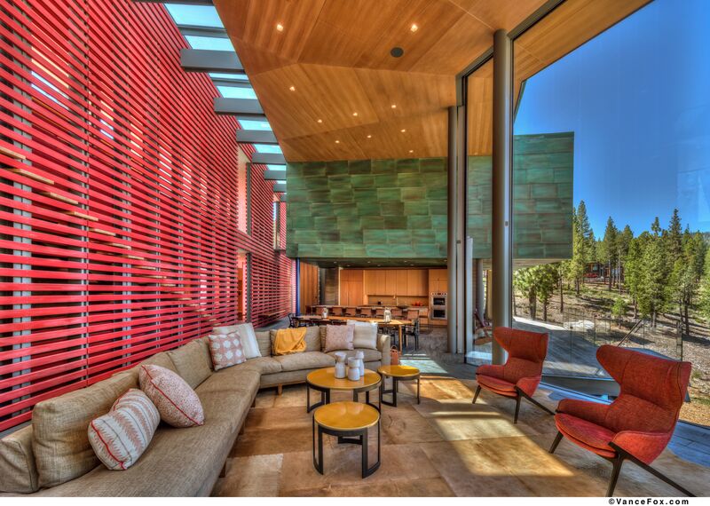 SlimLine 38 Finestre, SlimLine 38 Porte, ConceptWall 50 Facciate continue e Mosquito Sistemi complementari - Martis Camp situato in Truckee, CA, Stati Uniti d'America