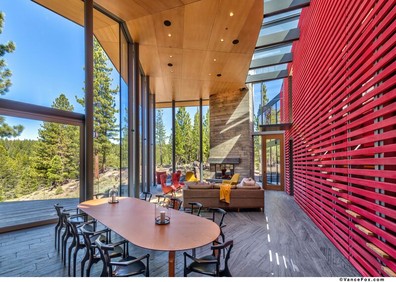 SlimLine 38 Finestre, SlimLine 38 Porte, ConceptWall 50 Facciate continue e Mosquito Sistemi complementari - Martis Camp situato in Truckee, CA, Stati Uniti d'America