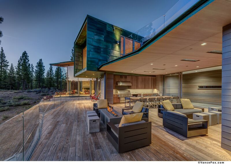 SlimLine 38 Finestre, SlimLine 38 Porte, ConceptWall 50 Facciate continue e Mosquito Sistemi complementari - Martis Camp situato in Truckee, CA, Stati Uniti d'America