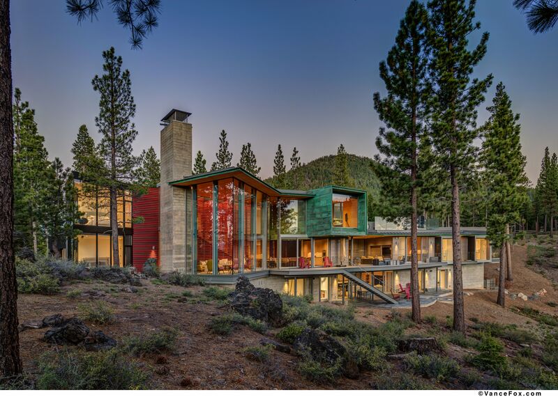 SlimLine 38 Finestre, SlimLine 38 Porte, ConceptWall 50 Facciate continue e Mosquito Sistemi complementari - Martis Camp situato in Truckee, CA, Stati Uniti d'America