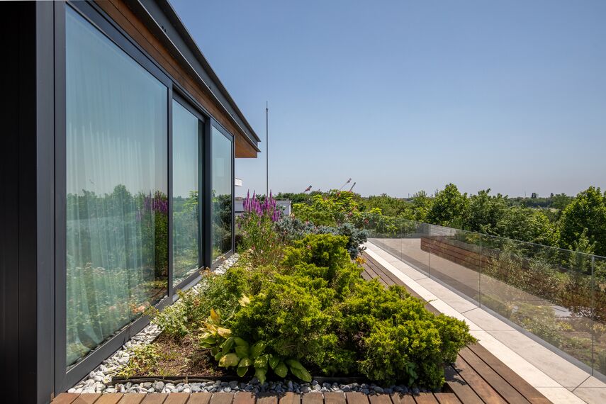 CW 50-SC Facciate continue e MasterLine 8 HI+ Finestre - M House situato in Voluntari, Romania