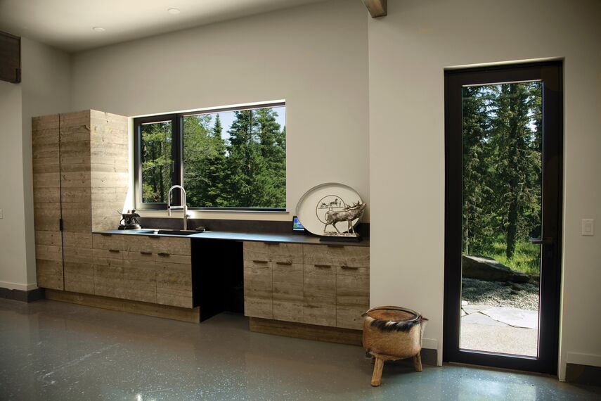 ConceptSystem 77 Finestre, ConceptSystem 77 Porte, HiFinity Sistemi scorrevoli e Purity Maniglie - Flying Star Residence situato in Bridger Canyon, Stati Uniti d'America