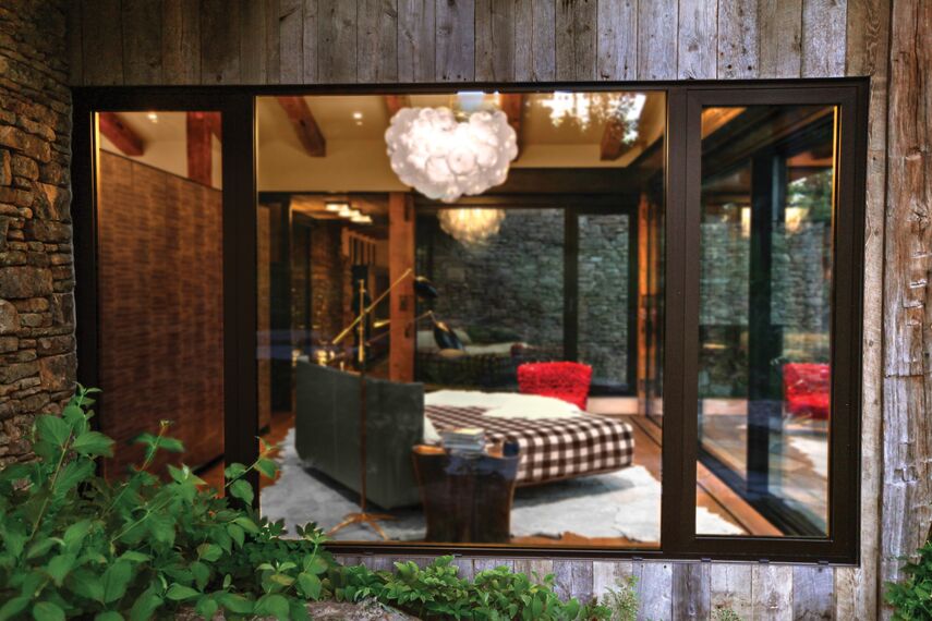 ConceptSystem 77 Finestre, ConceptSystem 77 Porte, HiFinity Sistemi scorrevoli e Purity Maniglie - Flying Star Residence situato in Bridger Canyon, Stati Uniti d'America