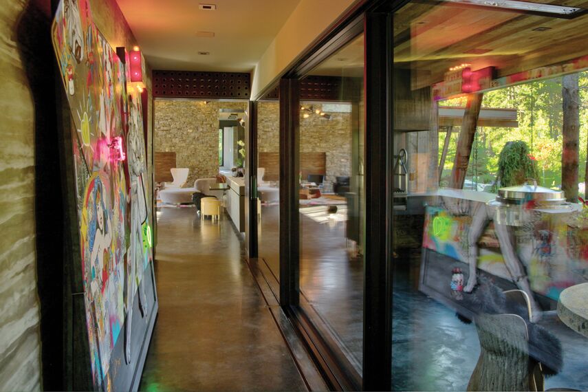 ConceptSystem 77 Finestre, ConceptSystem 77 Porte, HiFinity Sistemi scorrevoli e Purity Maniglie - Flying Star Residence situato in Bridger Canyon, Stati Uniti d'America