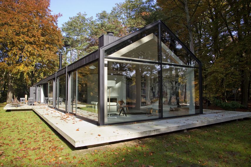 ConceptPatio 130 Sistemi scorrevoli, ConceptSystem 77 Finestre e ConceptWall 50 Facciate continue - The Brouwhuis situato in Oisterwijk, Paesi Bassi