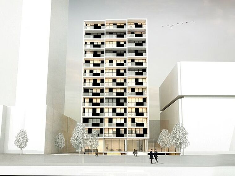 ConceptWall 50 Facciate continue, MasterLine 8 Finestre, ConceptSystem 77 Finestre e CS 77 Fire Proof Finestre - Complesso di appartamenti Willemstower situato in Rotterdam, Paesi Bassi