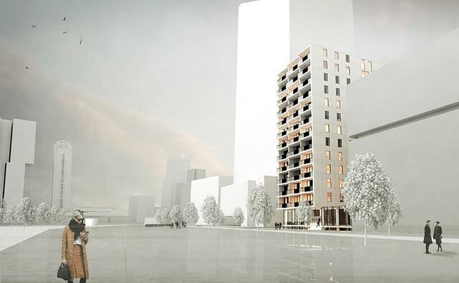 ConceptWall 50 Facciate continue, MasterLine 8 Finestre, ConceptSystem 77 Finestre e CS 77 Fire Proof Finestre - Complesso di appartamenti Willemstower situato in Rotterdam, Paesi Bassi