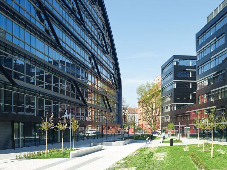 CS 86-HI (c) Sistemi annullati e ConceptWall 50 Facciate continue - Office building ArtGen situato in Prague, Repubblica Ceca