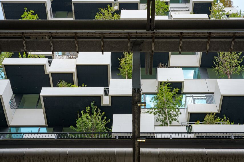 SlimLine 38 Finestre, SlimLine 38 Porte e ConceptWall 50 Facciate continue - Trudo Vertical Forest situato in Eindhoven, Paesi Bassi