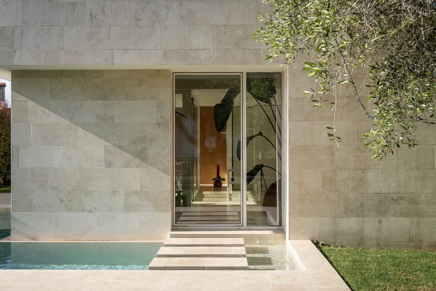 SlimLine 38 Finestre, SlimLine 38 Porte e ConceptPatio 130 Sistemi scorrevoli - Stone House situato in Fiano Romano, Italia