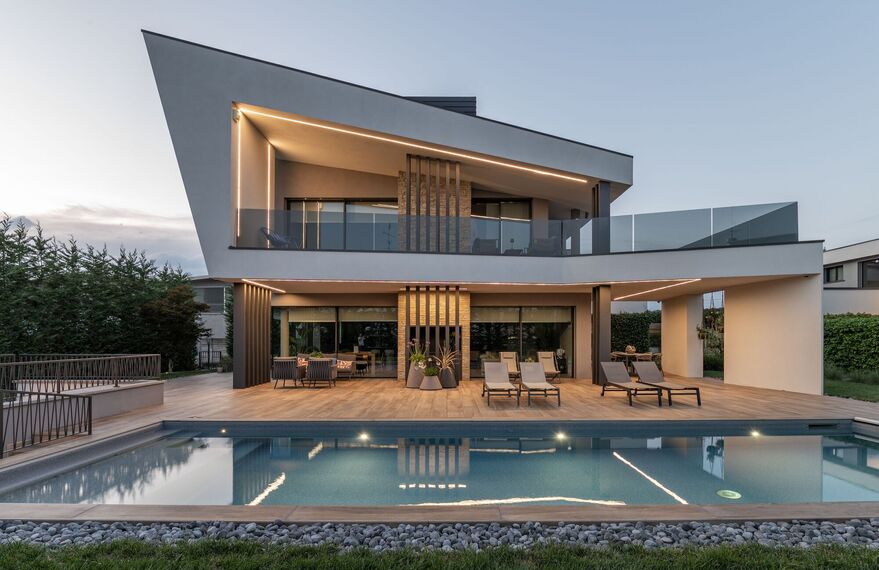 HiFinity Sistemi scorrevoli, MasterPatio Sistemi scorrevoli, MasterLine 8 Porte, SlimLine 38 Finestre, SlimLine 38 Porte, MasterLine 8 Panel Door Porte, SlimLine 38 Ferro Finestre e SlimLine 38 Ferro Porte - Ville Twin situato in Briga Novarese, Italia