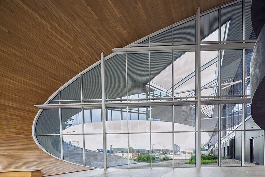 ConceptFolding 77 Sistemi scorrevoli e ConceptWall 50 Facciate continue - DC New Logic III situato in Tilburg, Paesi Bassi