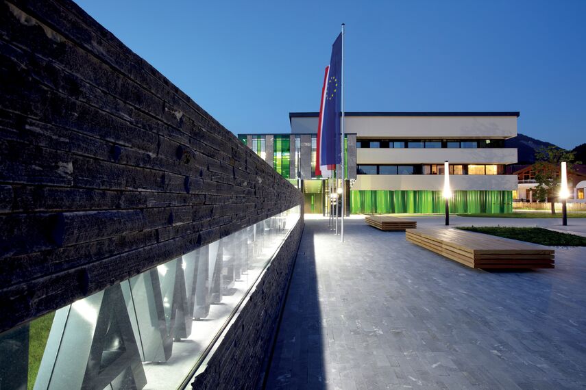 BriseSoleil 100 Solar Shading - Community centre Breitenwang Community Centre located in Breitenwang, Austria