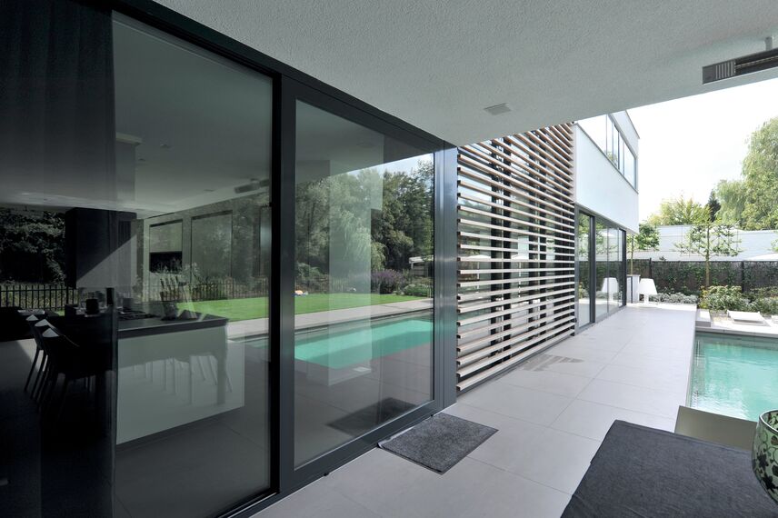 ConceptSystem 68 Porte e ConceptSystem 68 Finestre - Villa Oisterwijk situato in Oisterwijk, Paesi Bassi