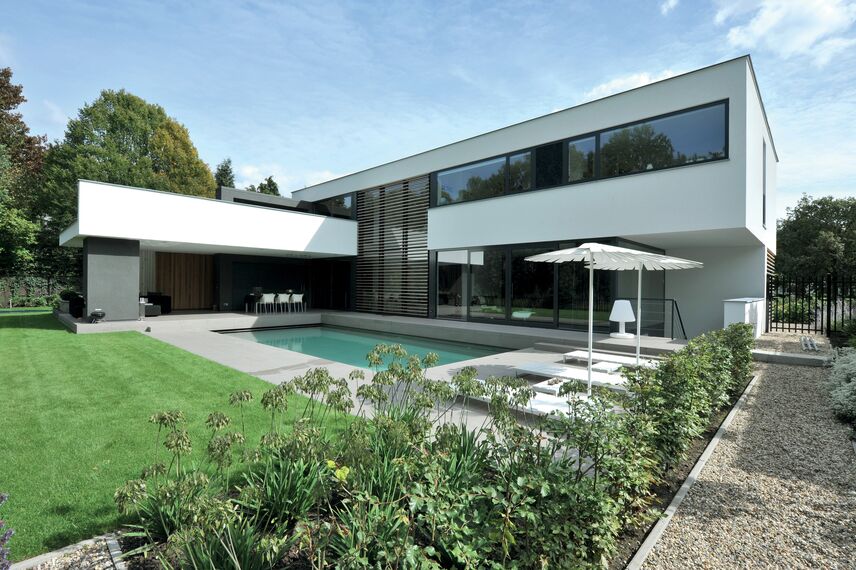 ConceptSystem 68 Porte e ConceptSystem 68 Finestre - Villa Oisterwijk situato in Oisterwijk, Paesi Bassi