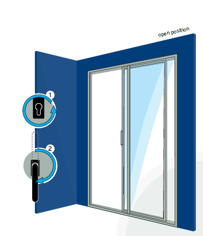 Janela de correr de aluminio