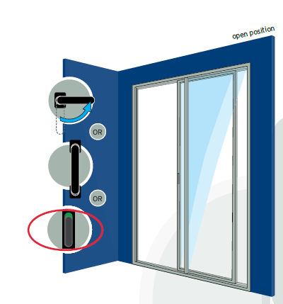 Janela de correr de aluminio 