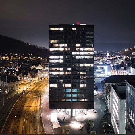 MasterPatio Sistemi scorrevoli, MasterLine 8 Finestre e MasterLine 8 Porte - Akara Tower situato in Baden, Svizzera