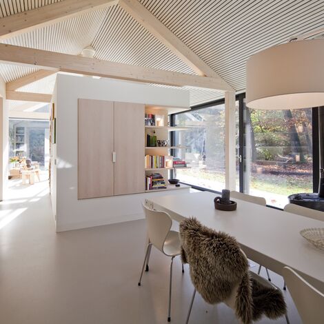 ConceptPatio 130 Sistemi scorrevoli, ConceptSystem 77 Finestre e ConceptWall 50 Facciate continue - House The Brouwhuis situato in Oisterwijk, Paesi Bassi