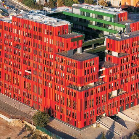 CS 86-HI (c) Sistemi annullati e CW 50-SC Facciate continue - Business center Lapishan situato in Istanbul, Turchia