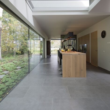 CS 86-HI (c) Sistemi annullati, ConceptWall 50 Facciate continue e HiFinity Sistemi scorrevoli - Villa Forest Villa Voorschoten situato in Voorschoten, Paesi Bassi