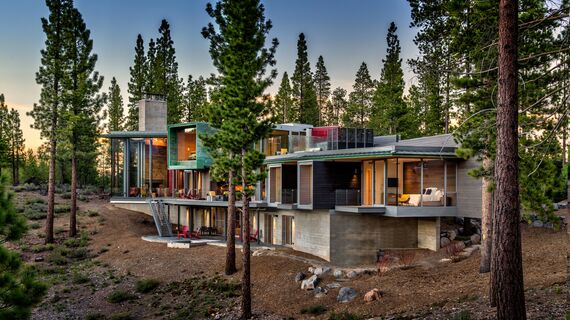 SlimLine 38 Finestre, SlimLine 38 Porte, ConceptWall 50 Facciate continue e Mosquito Sistemi complementari - Martis Camp situato in Truckee, CA, Stati Uniti d'America